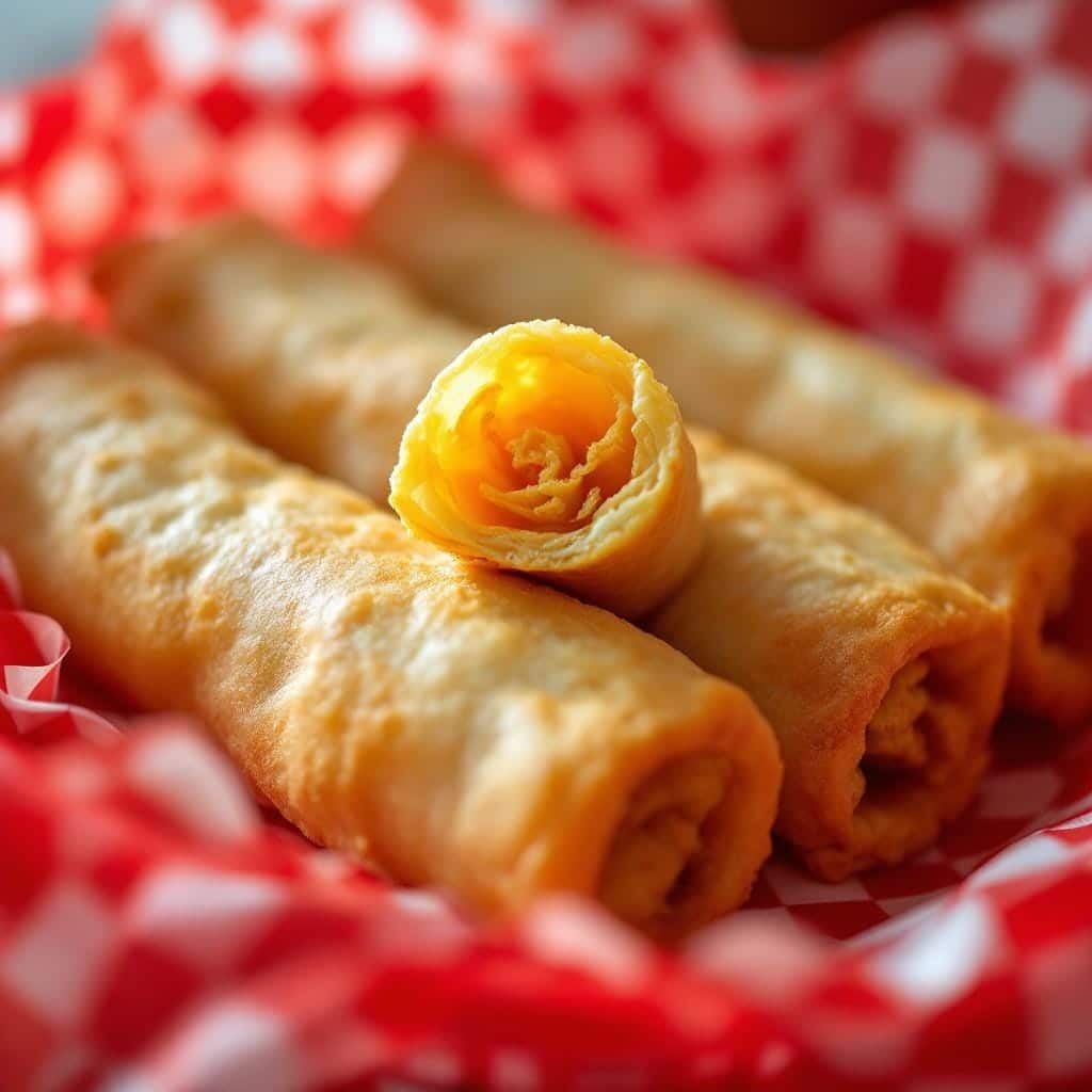 Jimmys firecracker and steak egg rolls