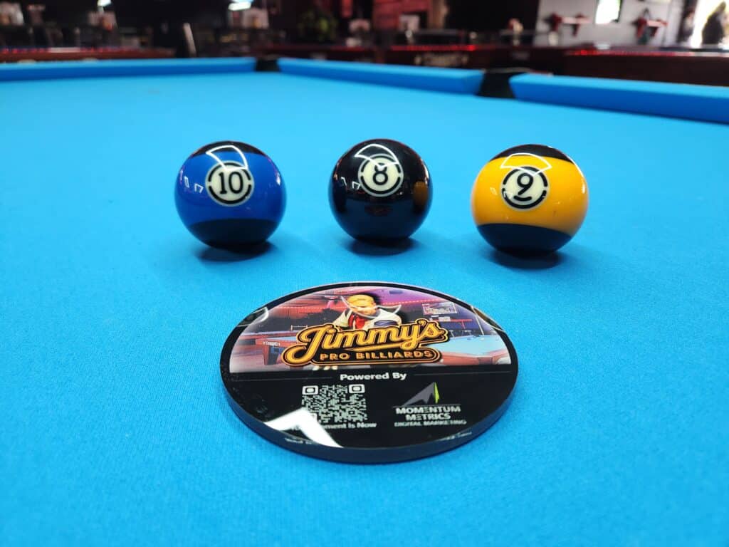 Jimmys Pro Coaster Built for the Pro Billiards Community in Minnesota